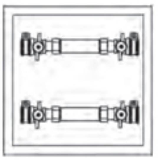 Bild von Messstation Sanitär, Messing